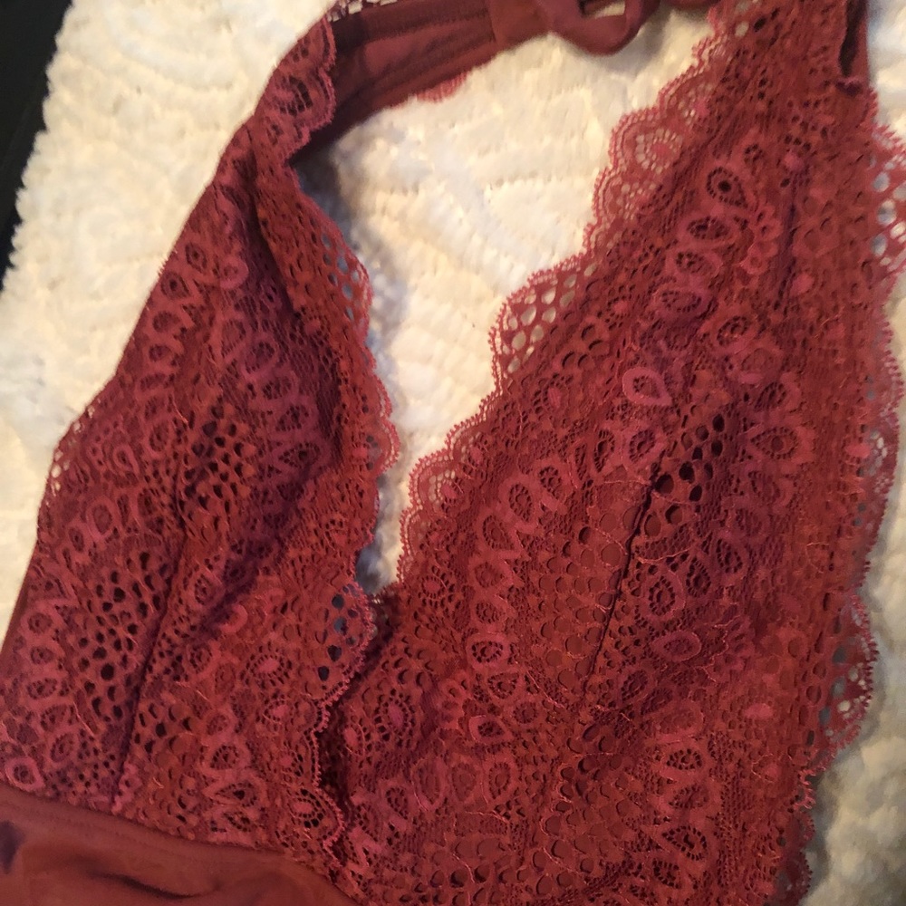 Halter, deep v one piece bathing suit